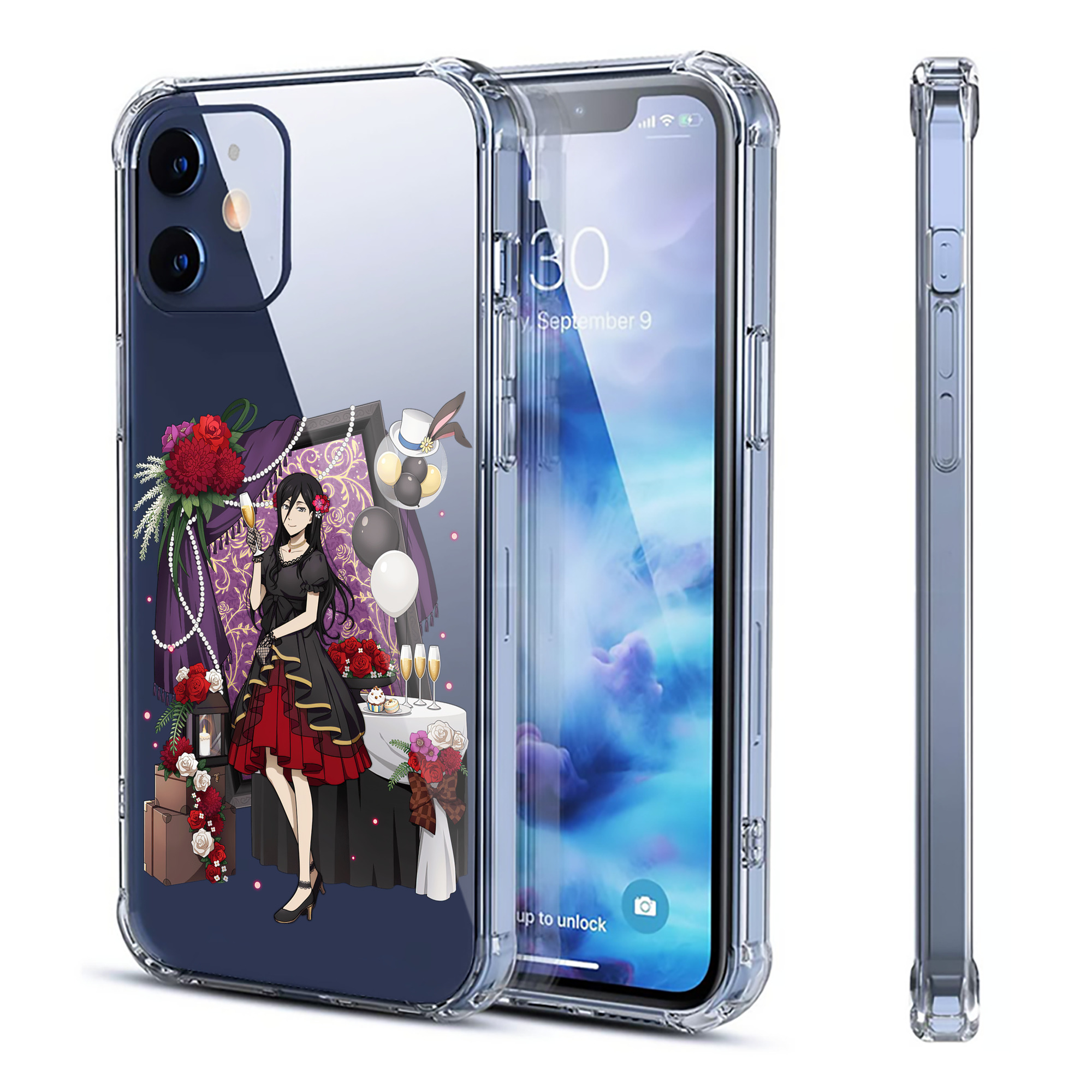 （画像用） 文豪ストレイドッグス Bungo Stray Dogs 【iPhone 12シリーズ対応】透明スマホケース（クリアソフトケース）